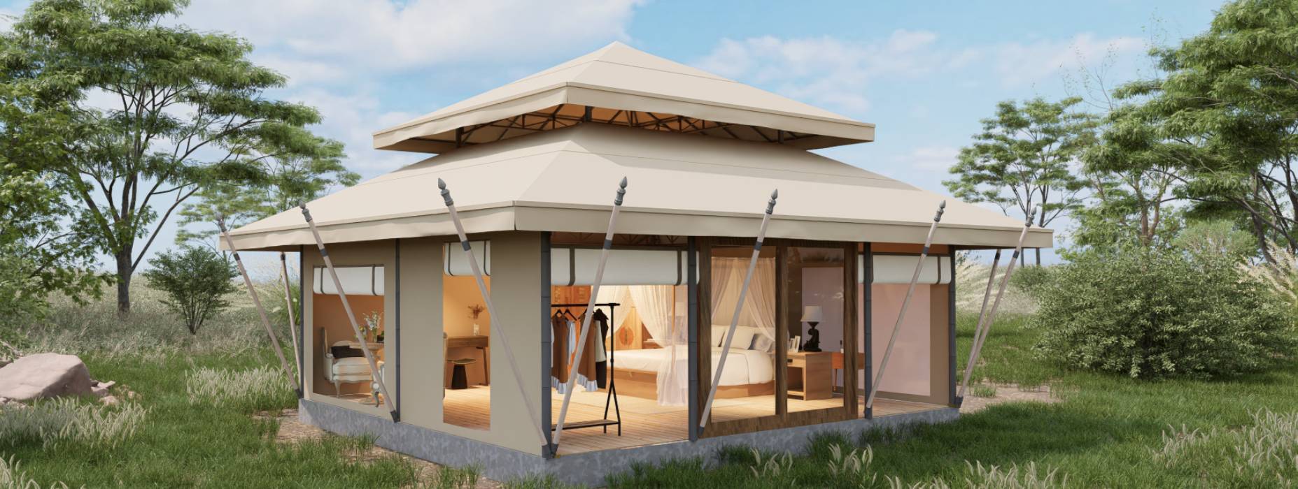 资阳区户外野奢帐篷